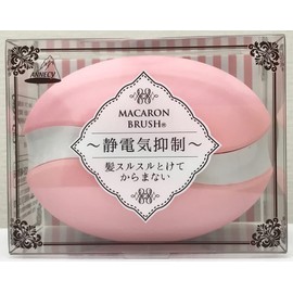 Cute like macaron hair curves & fit brush with 3 levels of hair that will not tangle hair through hair and smooth hair with 3 layers of hair that fit the shape of the head