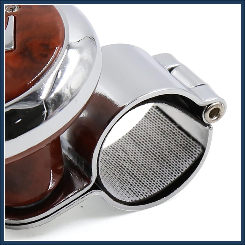 INFINAUTO Brown Crown Pattern Design Steering Wheel Knob Power Handle