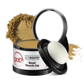 Got? Roots - Root Touch Up Hair Color, Brow, Beard, Hairline & Bald Spot Concealing Powder - Gray Root Coverage for Women & Men - 0.14 OZ Tub (Sandy Blonde, Pack of 1)