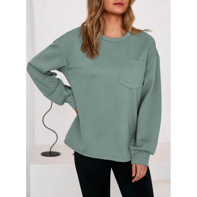 Dokotoo Oversized Sweatshirt for Women Tops Casual Long Sleeve Shirts