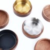 Wooden Wind Ashtray, Ashtray with Lid, Windproof, Odourproof, Suitable for