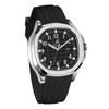 Blekon Collections Men's 44mm Quartz Watch, Comfortable Silicone Strap, Luminous