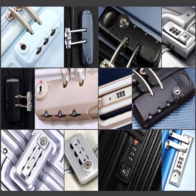 (2 Pieces) lizipai(Customs Locks) Combination Lock TSA Customs Lock Fixed