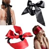 LALOCAPEYO 2 Piece Imitation Silk Satin Eye Mask Adult Spice