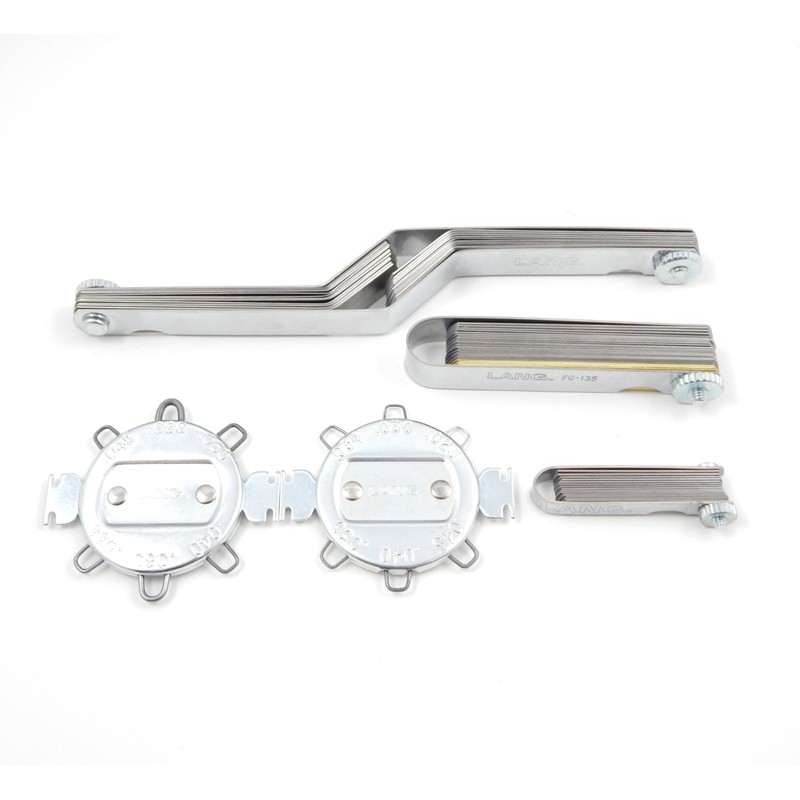 Lang 5pc Master Feeler Gauge Set for Ignition Spark Plugs