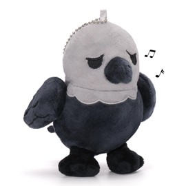 Dalycro TikTok Sad Bird Plush with Sound – Soft Bird Stuffed Animal Toy, Cute Plush for Support, Birthday Gift for Men Women and Friends (Grey)