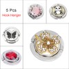 5PCS Different Pattern Foldable Handbag Hook Folding Section Storage Handbag