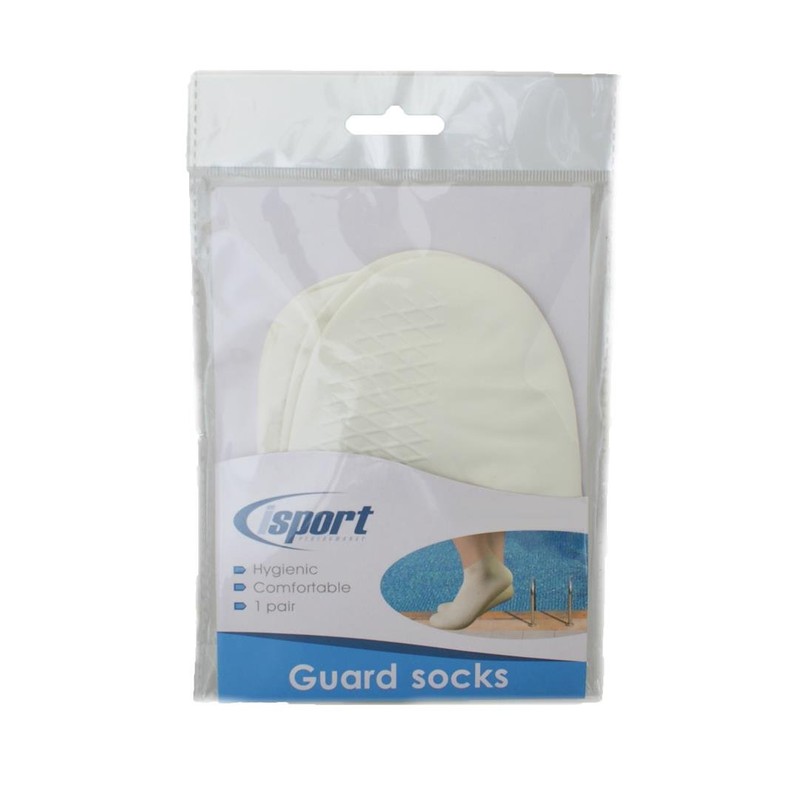 iSport Waterproof Guard Socks for Swimming (Pair) - Large