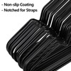 Tosnail 50 Pack 16-Inch Stainless Steel Wire Metal Non-Slip Closet