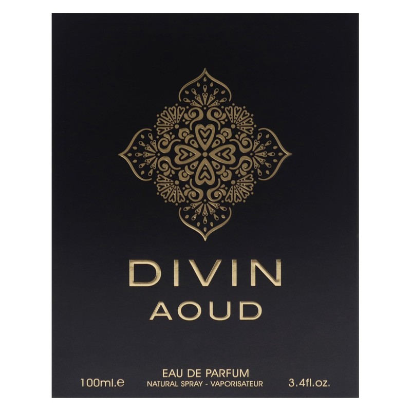 Maison Alhambra Fragrance World Divin Aoud for Unisex - 3.4
