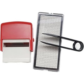 Kit De Sellos De Goma para Hacer Tú Mismo: Sello Autoentintable Personalizado para Marcar Ropa Y Pertenencias De Los Niños con Su Nombre.