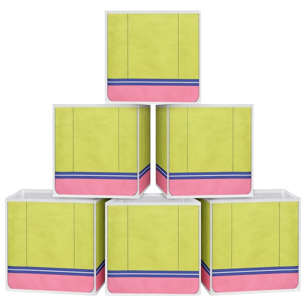 RUGKKK 6 Pcs Book Bins for Classroom Collapsible Back to