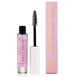 Lash and Brow Conditioner Natural Oils Castor Oil Sweet Almond Oil Vitamin E Lash Serum Brow Serum Lash Growth Vegan Cruelty Free 100% Natural Tutu Lash 10ml (5)