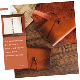 Gadpiparty Vintage Refillable Journal Notepad Portable Daily Writing Planner for Outdoor Use Comfortable Rope Binding Simple Design for Notes and Inspiration