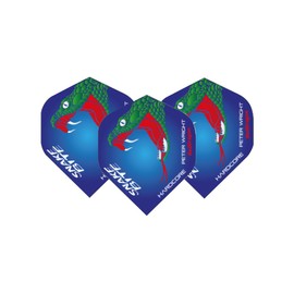 RED DRAGON Hardcore Peter Wright Snakebite Extra Thick Dart Flights - 3 sets per pack (9 flights in total)