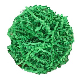 Wgudzpj Raffia Grass Shred Paper for Easter Baskets Filler Creative Eggs Decor,Crinkle Cut Paper Shred Filler Recyclable Gift Wrap Confetti (Green)