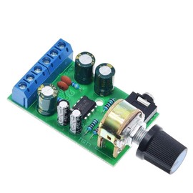 TDA2822 TDA2822M Amplifier Board DC 1.8-12V 2.0 Channel Stereo Mini AUX Audio Amplifier Module AMP with 50K Ohm Potentiometer