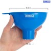 Terbold 3pc Wide Mouth Canning Funnels for Filling Bottles and
