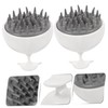 WOONEKY 2pcs Scalp Massager Brush Portable Scalp Scraper for Dry/wet