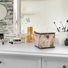 TOLIDA PU+ Wood Square Tissue Box Cover - Retro Household