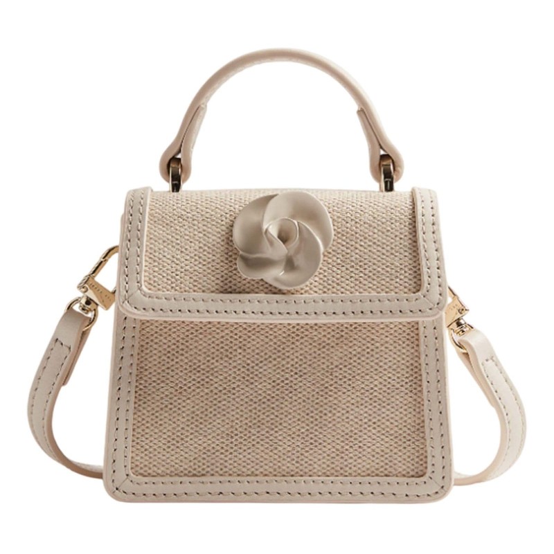 Ted Baker Audou Rose Hardware Mini Bag Ecru, ecru