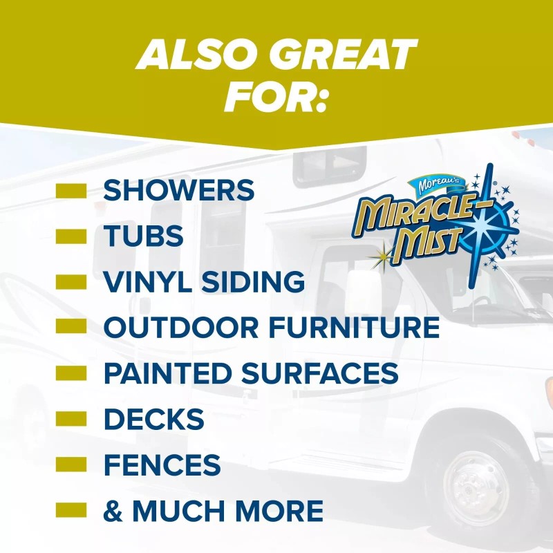 MiracleMist Instant, Mold and Mildew Spray Remover for RV and