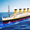 LULUFUN Titanic Ship Model Building Block Set, DIY Nano Micro