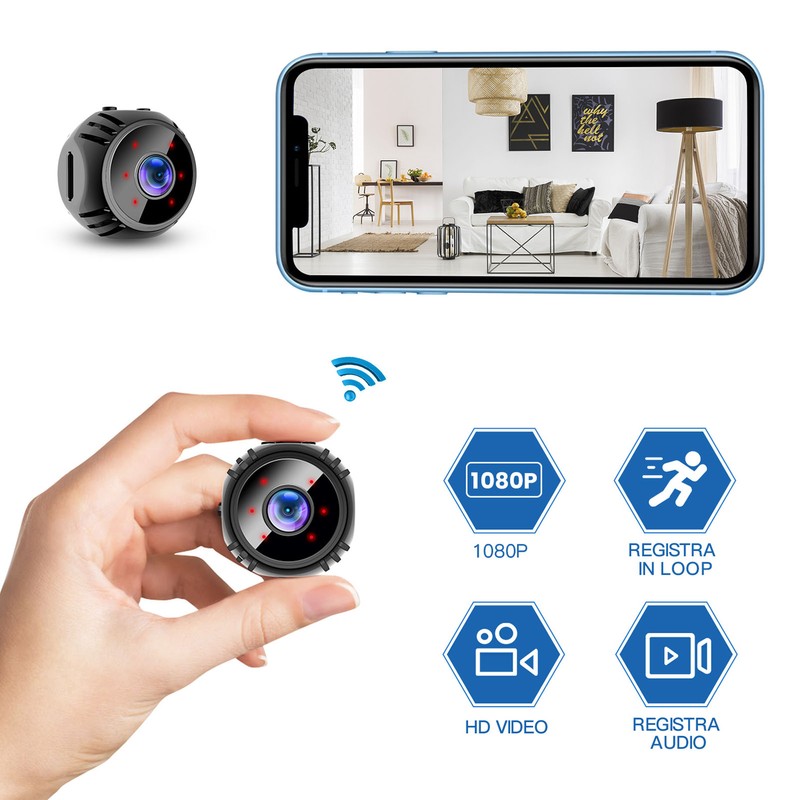 Wifi Mini Camera 1080P HD Video Night Vision Camera Surveillance