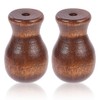 SOFPLATE 12Pcs Curtain Cord Ends Blind Pull Cord Knobs Brown