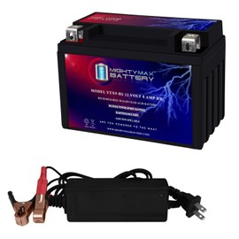 Mighty Max Battery YTX9-BS Replaces Honda TRX 250 300 400EX SportFourtrax + 12V 2A Chrgr