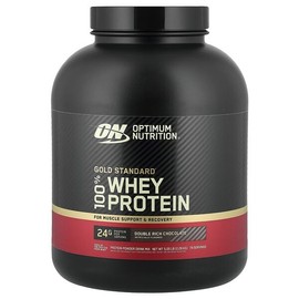 Optimum Nutrition, Gold Standard® 100% Whey Protein, Double Rich Chocolate, 2.29kg (5.05lbs) / Optimum Nutrition (옵티멈뉴트리션), Gold Standard® 100% 유청 단백질, 더블 리치 초콜릿, 2.29kg(5.05lbs)