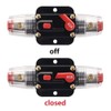 RKURCK 60 Amp Circuit Breaker Manual Reset Inline Fuse Inverter