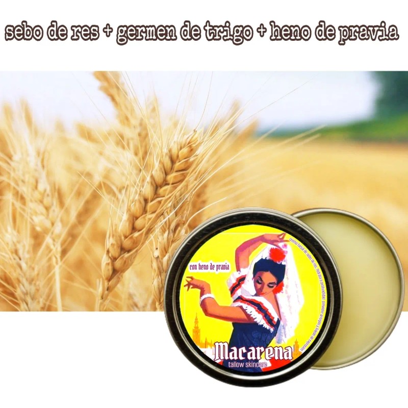 Crema Sebo Res + Calendula + Germen Trigo + Heno