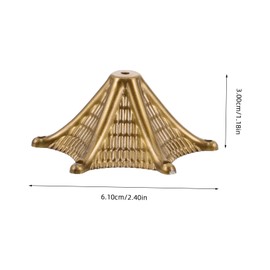 Totority DIY Wind Chime Accessories Wind Bell Caps Replacement Wind Catchers for Outdoor Garden Decor Pagoda Topper for Craft Projects