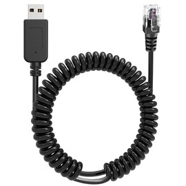 Radar Detector Cable, USB 2.0 to RJ11 Plug Cable 5V-12V Power Cord, Compatible with R3/7/1, Escort 360 Passport 9500i/7500S/8500/7500 and Other Radar detectors