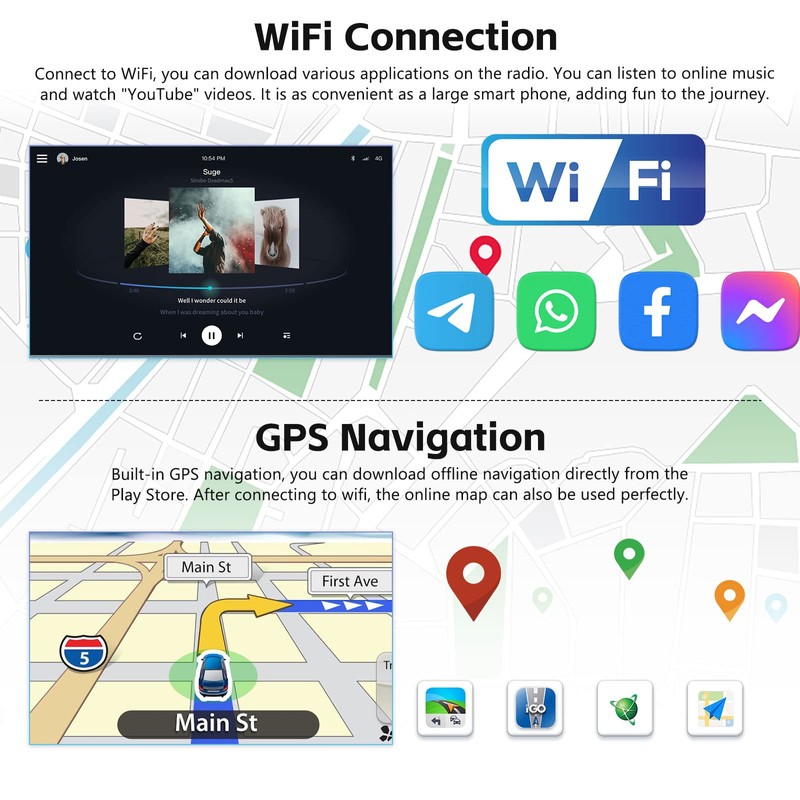 SIXTOP 2+64G Android 13 Car Stereo Radio for Hyundai Sonata