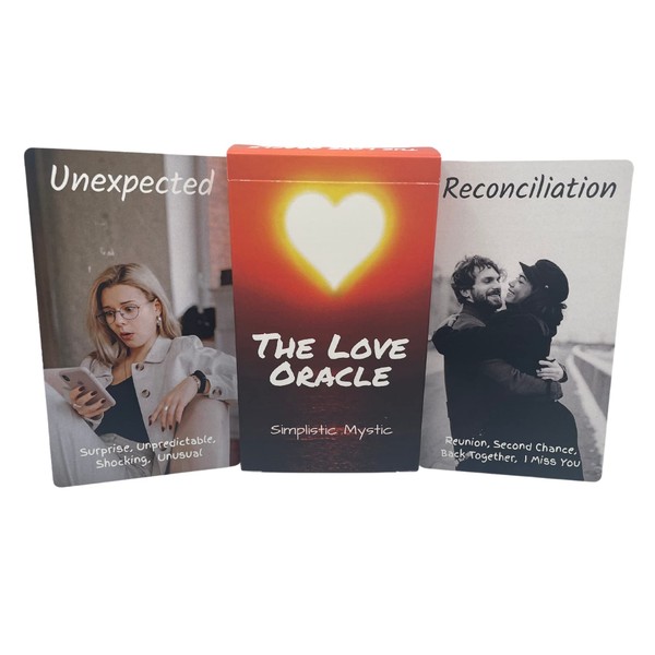 Simplistic Mystic The Love Oracle: A 54 Card Oracle Deck for Relationships, Situationships & Modern Love Challenges