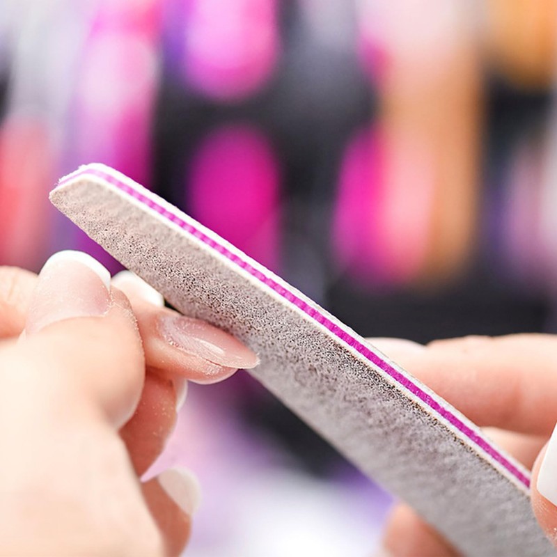 Professional Double Sided Nail Files 100/180 Grit Emery Board Nail