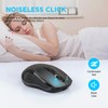 Lveheay Wireless Computer Mouse Black