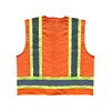 Safety Main Premium High Visibility Surveyor Vest Solid Front Mesh