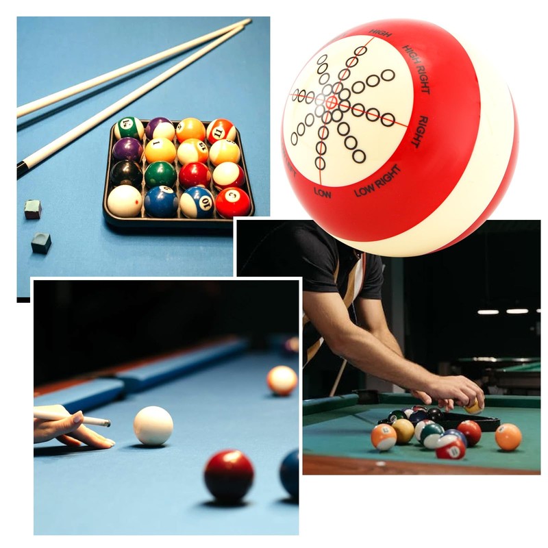 Billiards Cue Ball Training Artifact, Billiard Training Cue Ball Billiards
