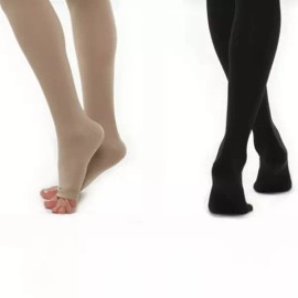 의료용압박스타킹 정맥류 밴드 압박스타킹 하지순환 간호사 임산부 압박 고정 [커피(발트임)] Medical Compression Stockings Varicose Veins Band Compression Stockings Leg Circulation Nurse Pregnant Women Compression Fixation [Coffee (Open Toe)]