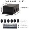 YETLEBOX Watertight Junction Box, IP67 Waterproof Electrical Project Box with