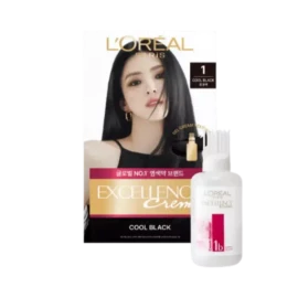L'Oreal Paris 로레알파리 엑셀랑스 크림 1호 쿨블랙 L'Oreal Paris Excellence Cream 1 Cool Black