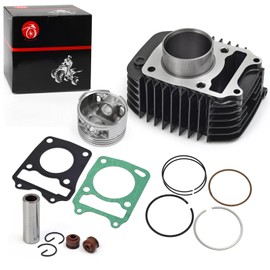 MOTO1988 Cylinder Piston Ring Gaskets Top End Rebuild Repair Kit For HONDA GROM 125 2014-2020 12100-K26-900
