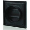 Blauberg Black Gravity Grille 100mm - 4 inch External Ducting