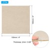PATIKIL 4x4 Inch Square Beige Felt Furniture Pad, 5 Pack,