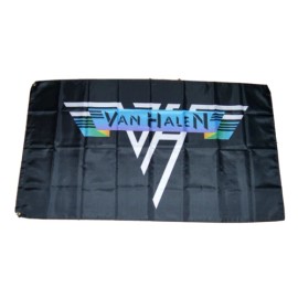 Rock VAN HALEN 3'X5' FLAG BANNER DAVID LEE ROTH MAN CAVE ROCK BAND WALL