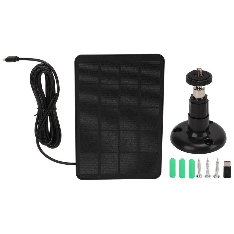 Solar Charging Panel Monocrystalline Silicon 4W 5V with Charging Cable