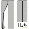 MyGift Magnetic Screen Door – Mosquito Net, Mesh Curtain with